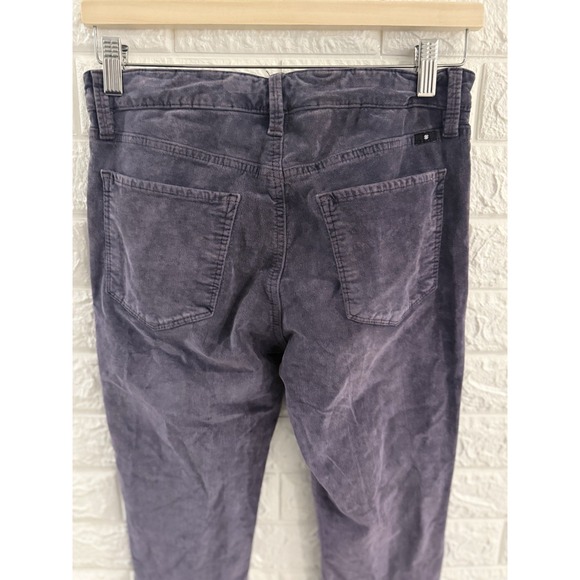 LUCKY‎ BRAND WOMENS PANTS SIZE 6/28 BROOKE LEGGING PURPLE MID RISE VELVET - Picture 3 of 11